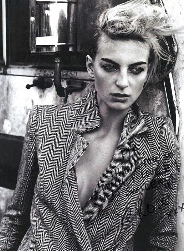 Signed photograph on Dr. Pia's press wall, photograph 11