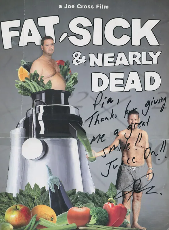 Signed photograph on Dr. Pia's press wall, photograph 20